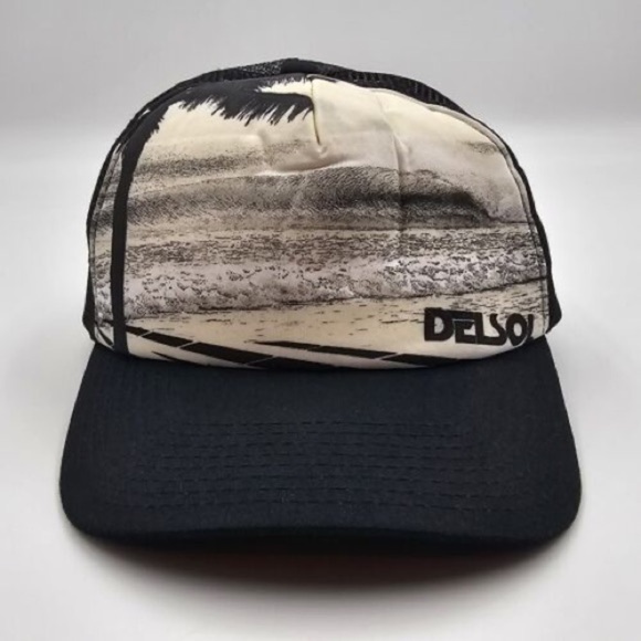 Delsol blank and white hat - Picture 1 of 4